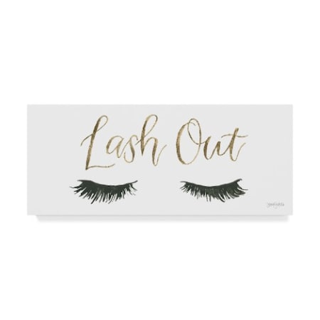 Jenaya Jackson 'Girl Power V Lash Out' Canvas Art,14x32